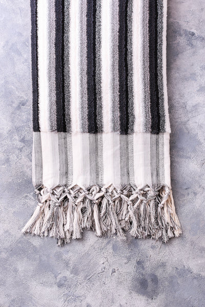 Santorini Stripe, Extra Large Towel – Alaina Organic